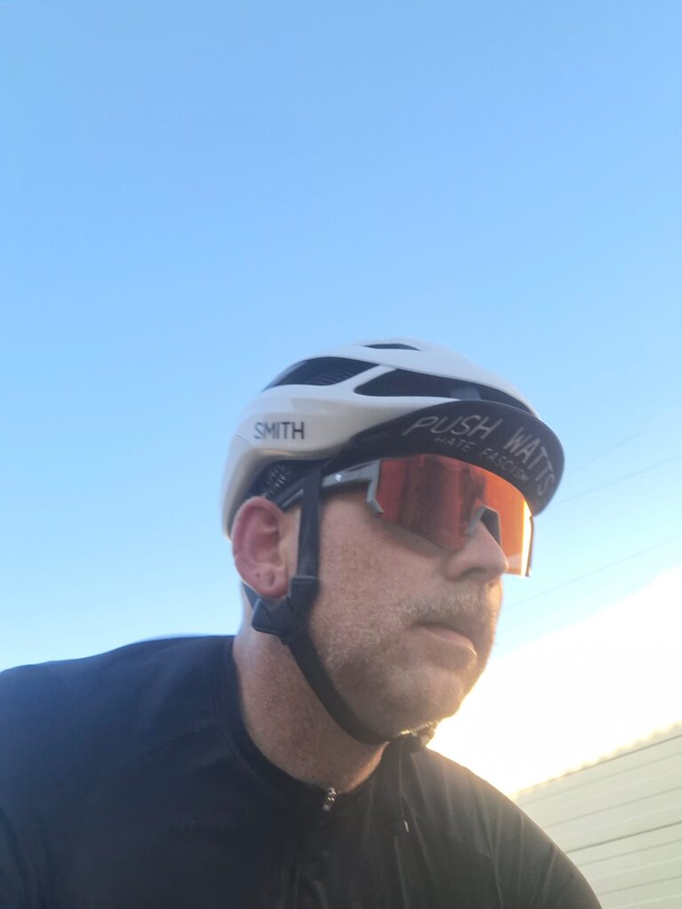 Schdoffel auf dem Rennrad - Km 175 bei Worms